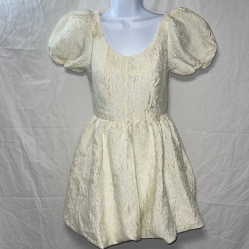 Sister Jane Puff Sleeve Mini Dress Size Small - Picture 5 of 12
